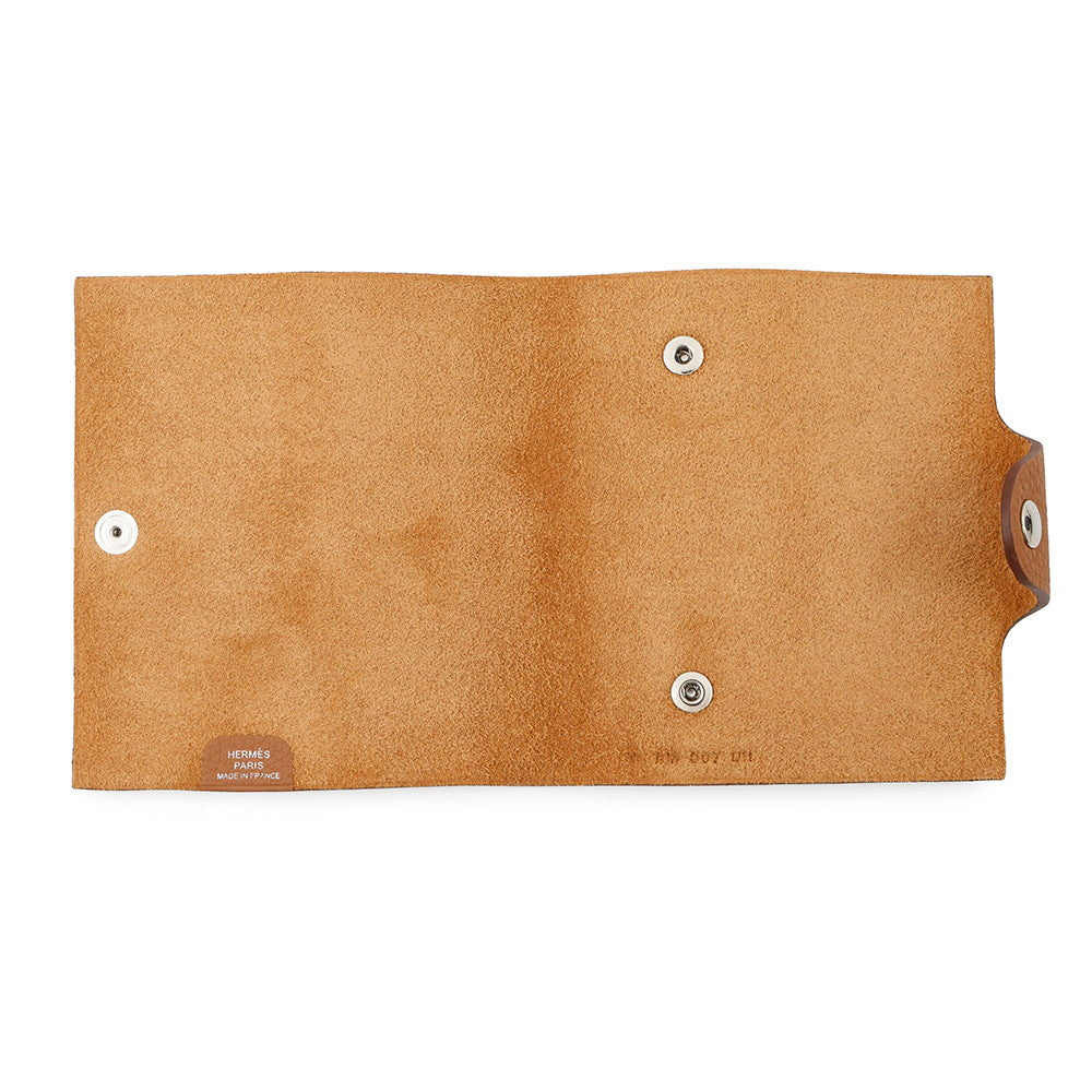 HERMES Ulysses notebook cover Gold Togo Leather Size PM