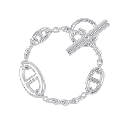HERMES Chaine d'Ancre Farandole Bracelet Size XS SV925