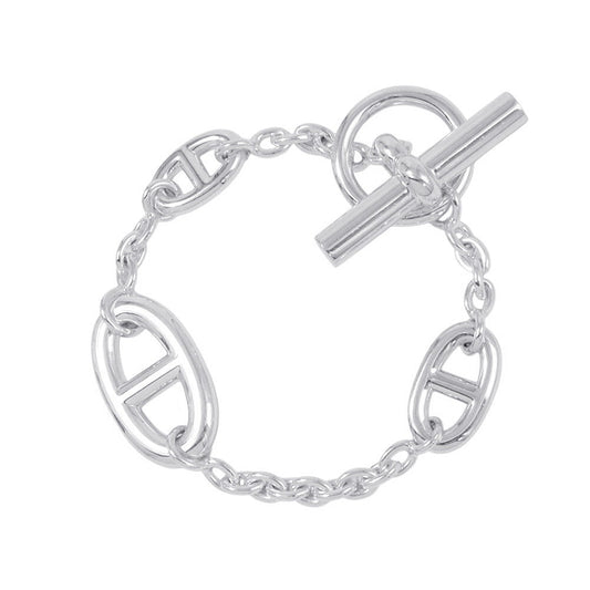HERMES Chaine d'Ancre Farandole Bracelet Size XS SV925