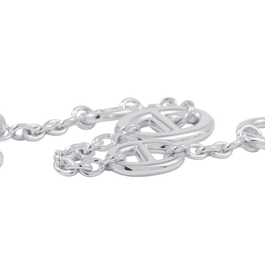 HERMES Chaine d'Ancre Farandole Bracelet Size XS SV925