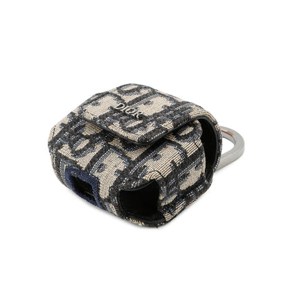 Dior Dior Airpods ProCase Navy/Beige Canvas