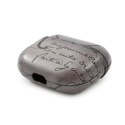 Berluti AirPods ProCase Gray Venice Scritto Calf Leather