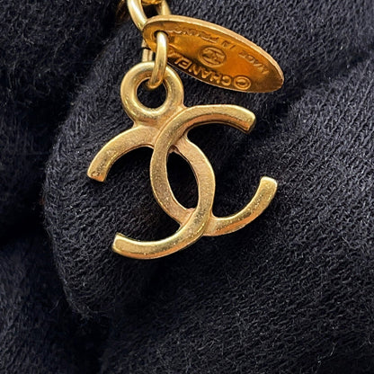 CHANEL ChainBelt6061 Gold Plated Faux Pearl