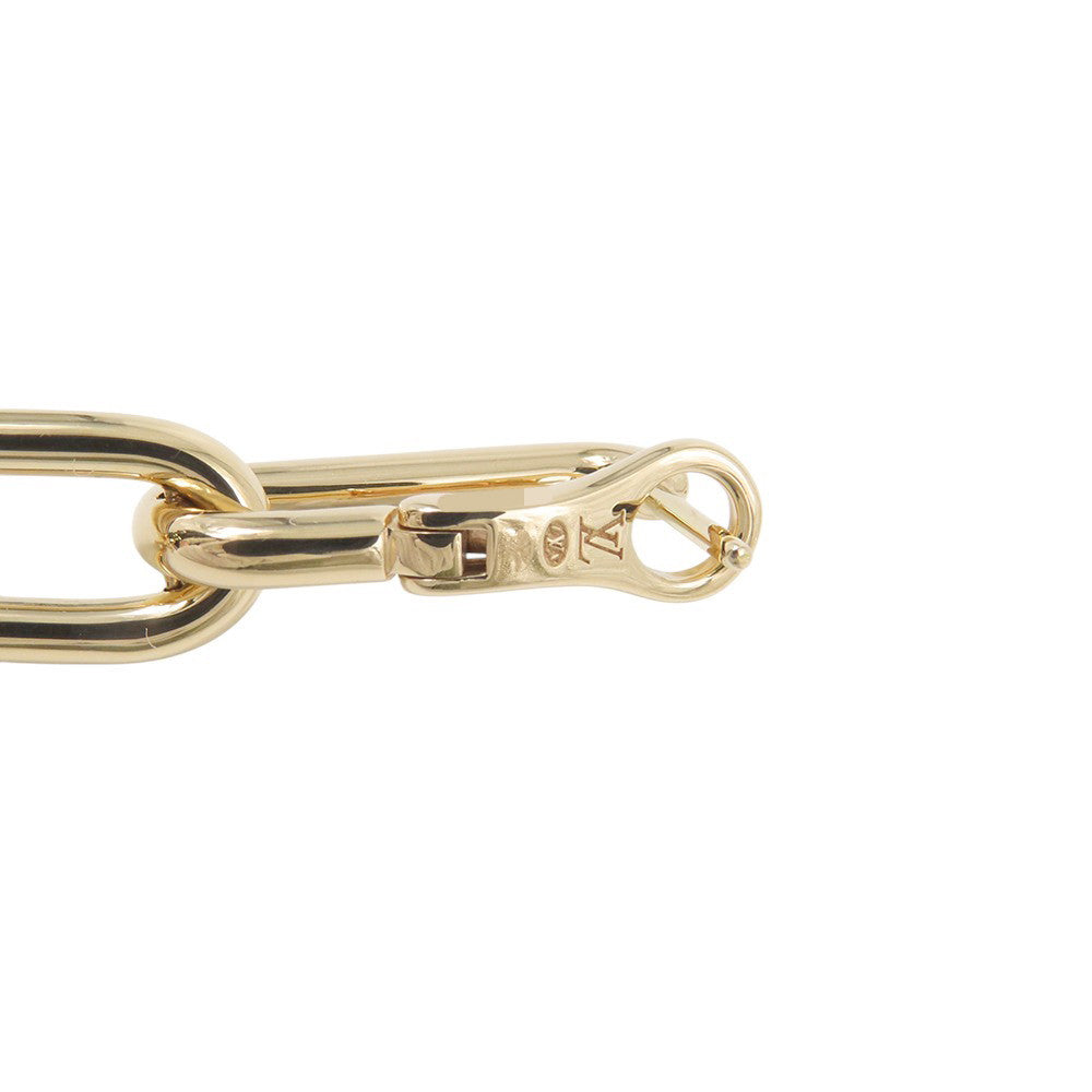 LOUIS VUITTON Boucles D'oreilles B Blossom Shell Diamond EarringsQ96790 18K Yellow Gold