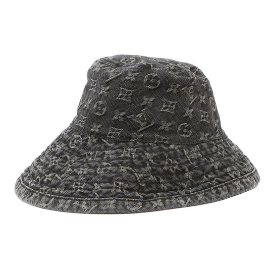 LOUIS VUITTON HatMonogram Denim Hat Size S Black410907 Monogram Denim