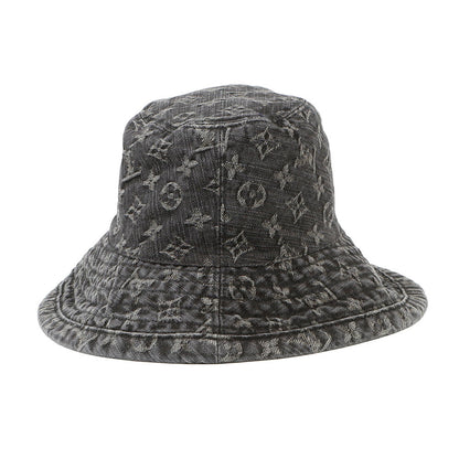 LOUIS VUITTON HatMonogram Denim Hat Size S Black410907 Monogram Denim
