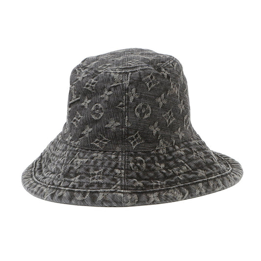 LOUIS VUITTON HatMonogram Denim Hat Size S Black410907 Monogram Denim