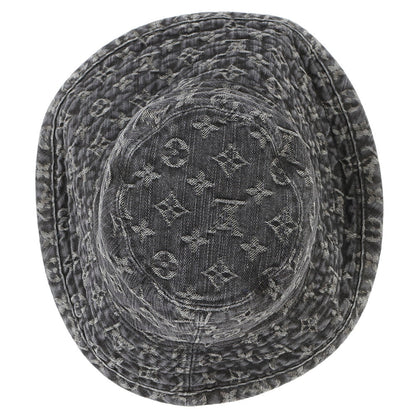 LOUIS VUITTON HatMonogram Denim Hat Size S Black410907 Monogram Denim