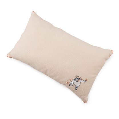 HERMES Baby Cotton Cabriole Pillow/Cushion Orange Cotton100%