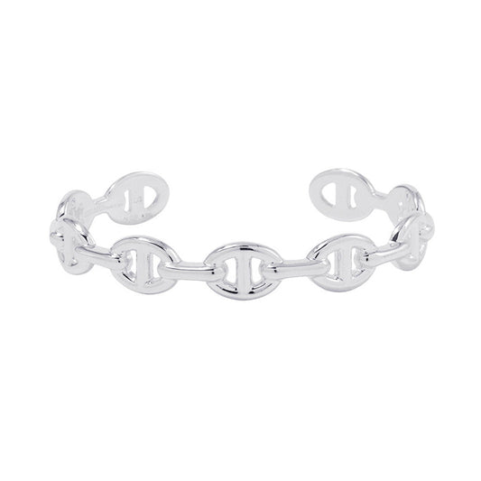 HERMES Chaine d'Ancre Bangle Size LG SV925