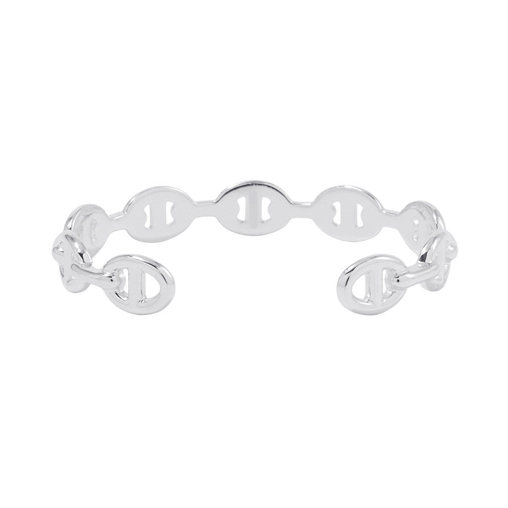 HERMES Chaine d'Ancre Bangle Size LG SV925