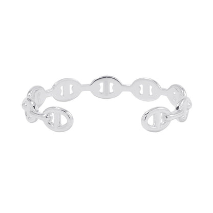 HERMES Chaine d'Ancre Bangle Size LG SV925