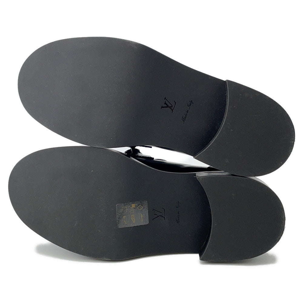 LOUIS VUITTON LVxYK Academy Line Loafers Black/White Leather Plastic Size 36