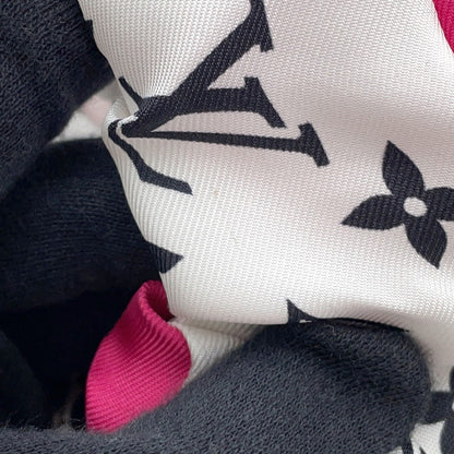 LOUIS VUITTON Scrunchie Set Animogram Zebra PinkM90710 Silk100%