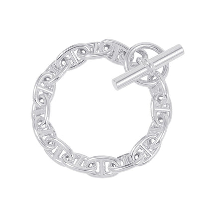 HERMES Chaine d'Ancre Bracelet 15 frames Size MM SV925
