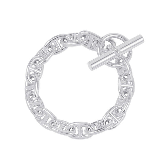 HERMES Chaine d'Ancre Bracelet 15 frames Size MM SV925