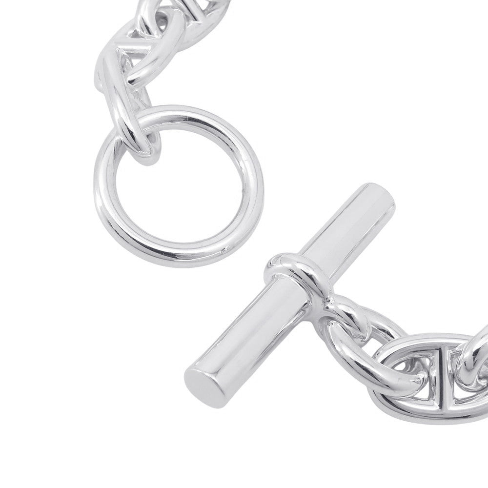 HERMES Chaine d'Ancre Bracelet 15 frames Size MM SV925