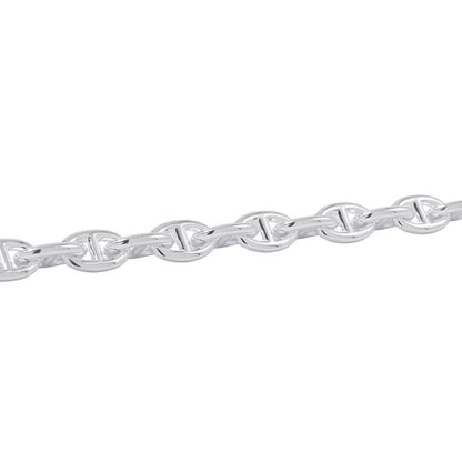 HERMES Chaine d'Ancre Necklace Size PM/43 frames SV925