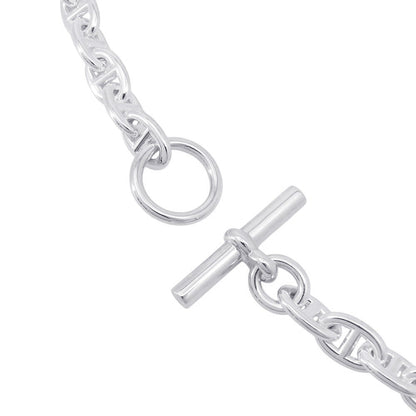 HERMES Chaine d'Ancre Necklace Size PM/43 frames SV925