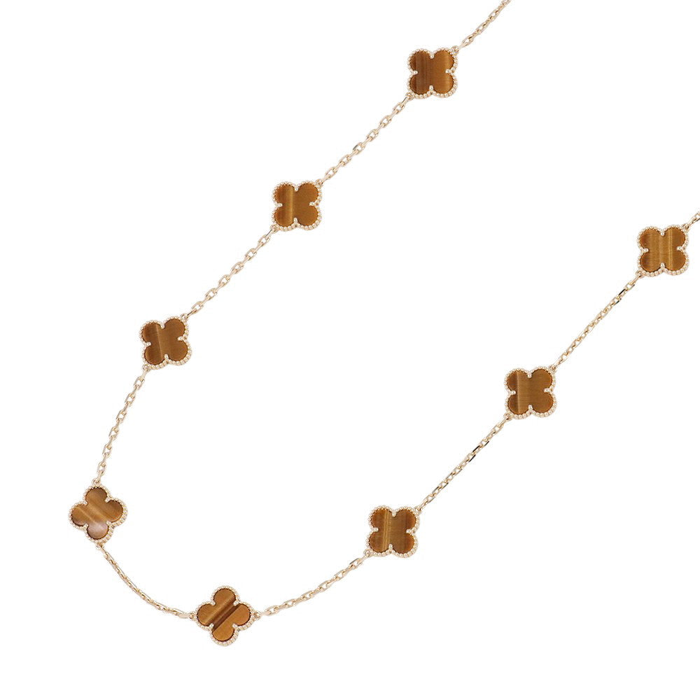 Van Cleef & Arpels Vintage Alhambra Necklace 10 MotifsVCARD40700 18K Yellow Gold