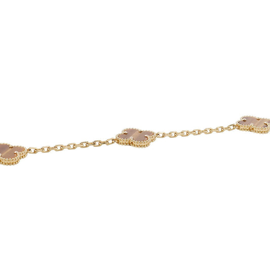 Van Cleef & Arpels Vintage Alhambra Necklace 10 MotifsVCARD40700 18K Yellow Gold