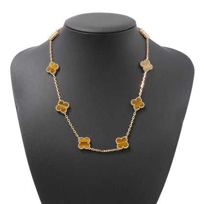 Van Cleef & Arpels Vintage Alhambra Necklace 10 MotifsVCARD40700 18K Yellow Gold