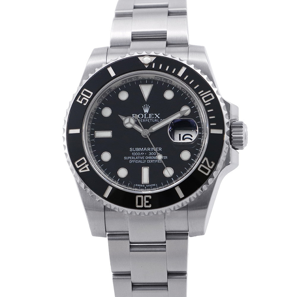 ROLEX Submariner Date W40m Stainless Steel Black Dial116610LN