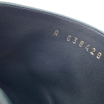 CHANEL CC Logo long boots BlackG38428 Patent Leather Nylon Size 39C