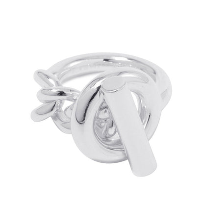 HERMES Croisette Ring Size GM/52/#12 SV925