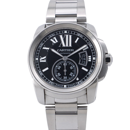 CARTIER Calibre de Cartier W42mm Stainless Steel Black DialW7100016