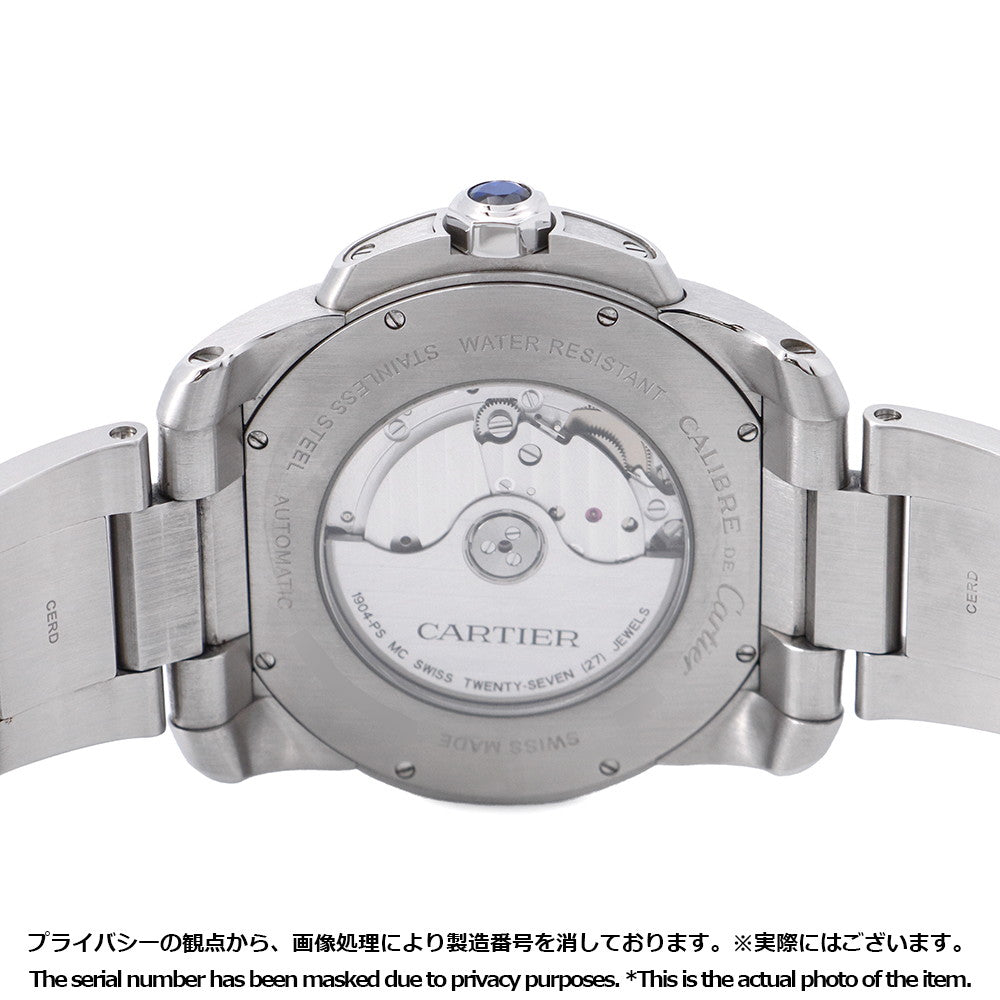 CARTIER Calibre de Cartier W42mm Stainless Steel Black DialW7100016