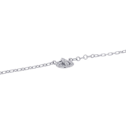 MONNICKENDAM Monnickendam 7 Motif Diamond Station Necklace 18K White Gold