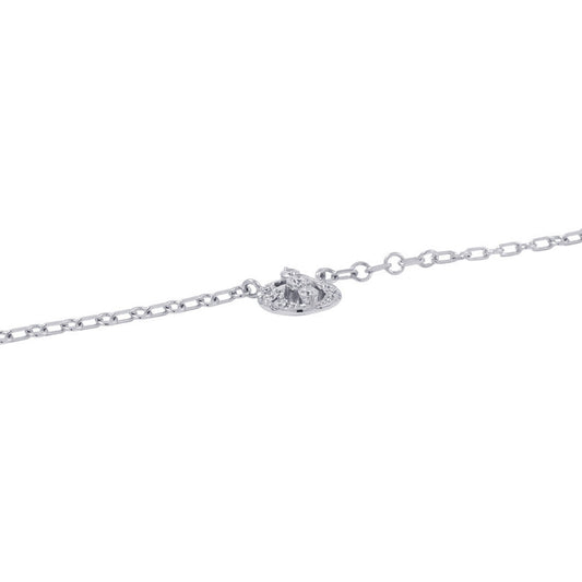 MONNICKENDAM Monnickendam 7 Motif Diamond Station Necklace 18K White Gold