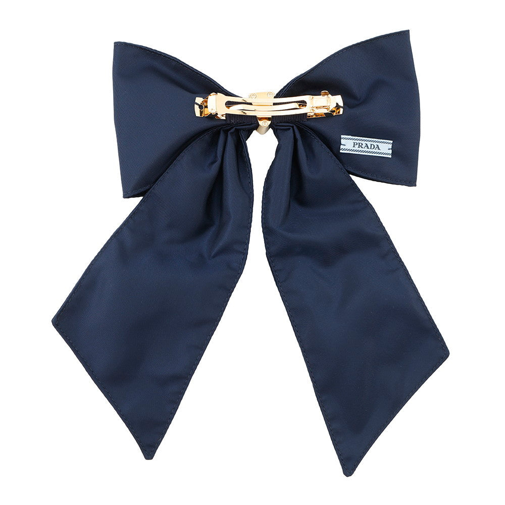 PRADA Barrette Re-Nylon Hair Clip Navy1IF163 Nylon100%