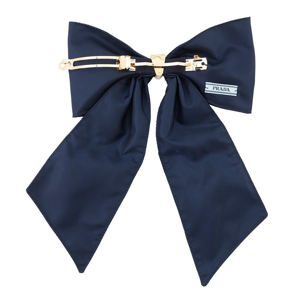 PRADA Barrette Re-Nylon Hair Clip Navy1IF163 Nylon100%