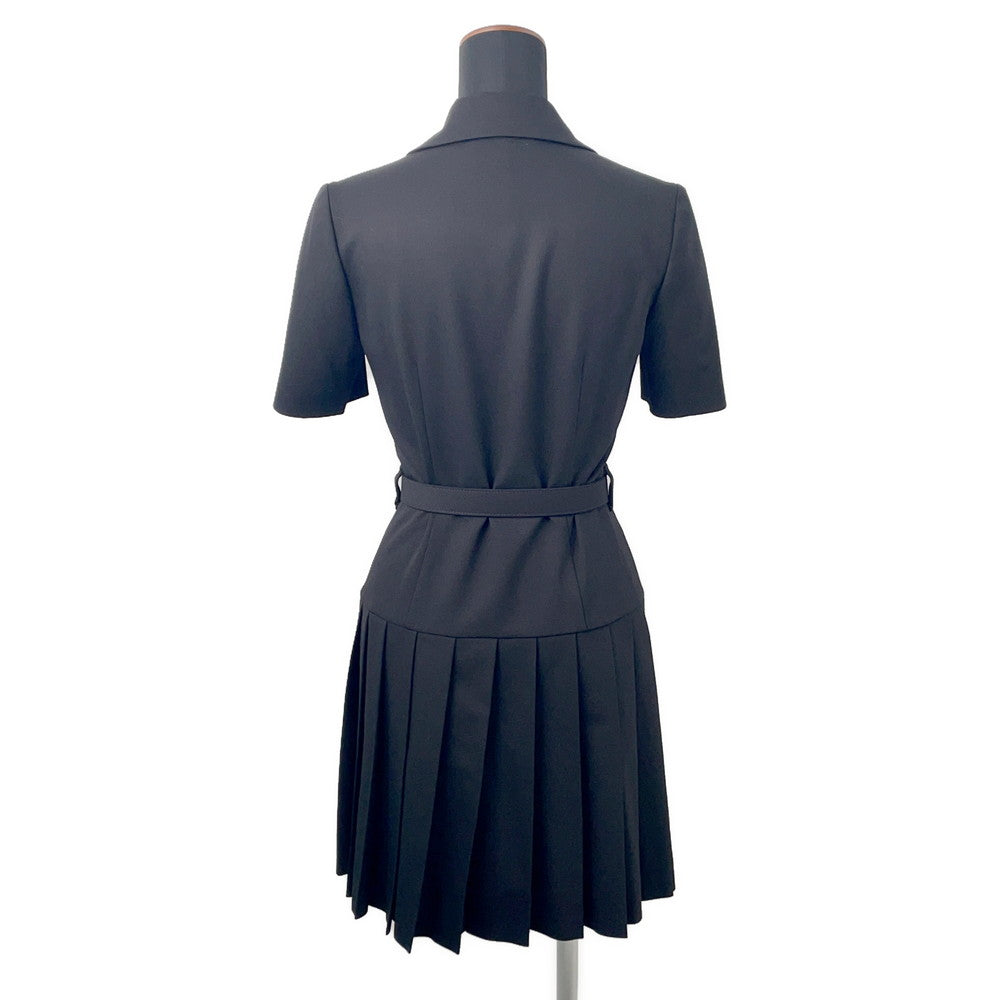 MIUMIU one piece Size 36 BlackMF5621 Wool Polyurethane