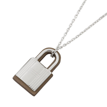 HERMES O'Kelly Pendant Size PM Etoupe Swift Leather
