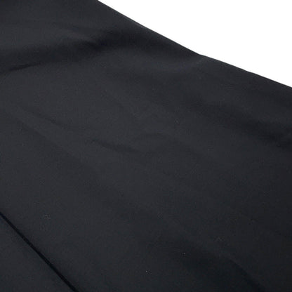 HERMES Double Button Wide Short Pants Size Chronomat 44 Black Wool 100%