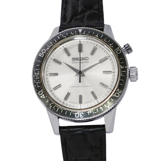SEIKO One-Push Chronograph W36mm Stainless Steel Silver Dial5719-8980