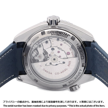 OMEGA Seamaster Planet Ocean 600M GMT W43.5mm TI Rubber Blue Dial232.92.44.22.03.001