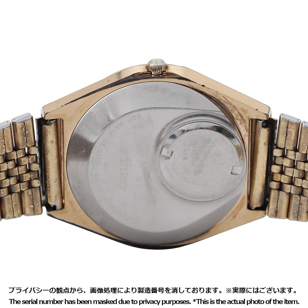 SEIKO Superior Day-Date W37mm Stainless Steel Champagne Gold Dial3883-7000