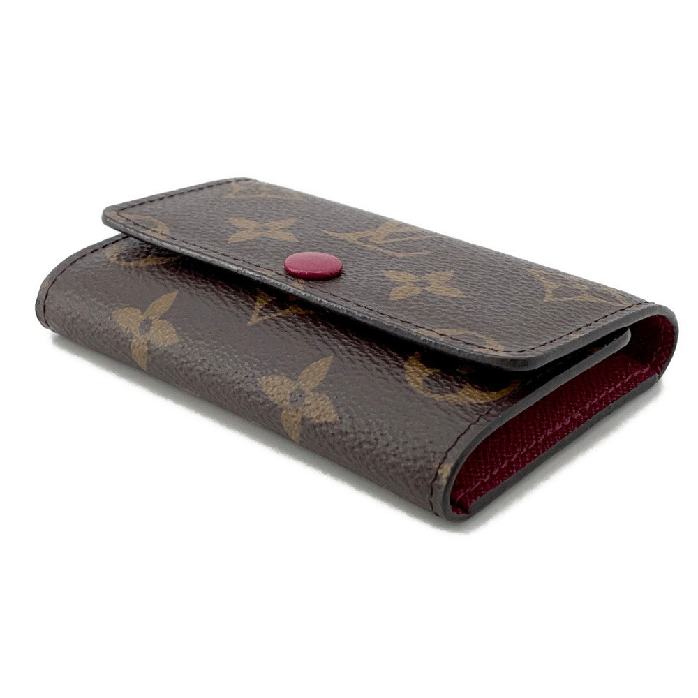 LOUIS VUITTON Key Case Multicles 6 FuchsiaM60701 Monogram