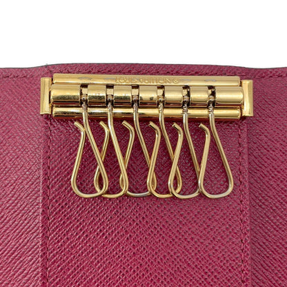 LOUIS VUITTON Key Case Multicles 6 FuchsiaM60701 Monogram