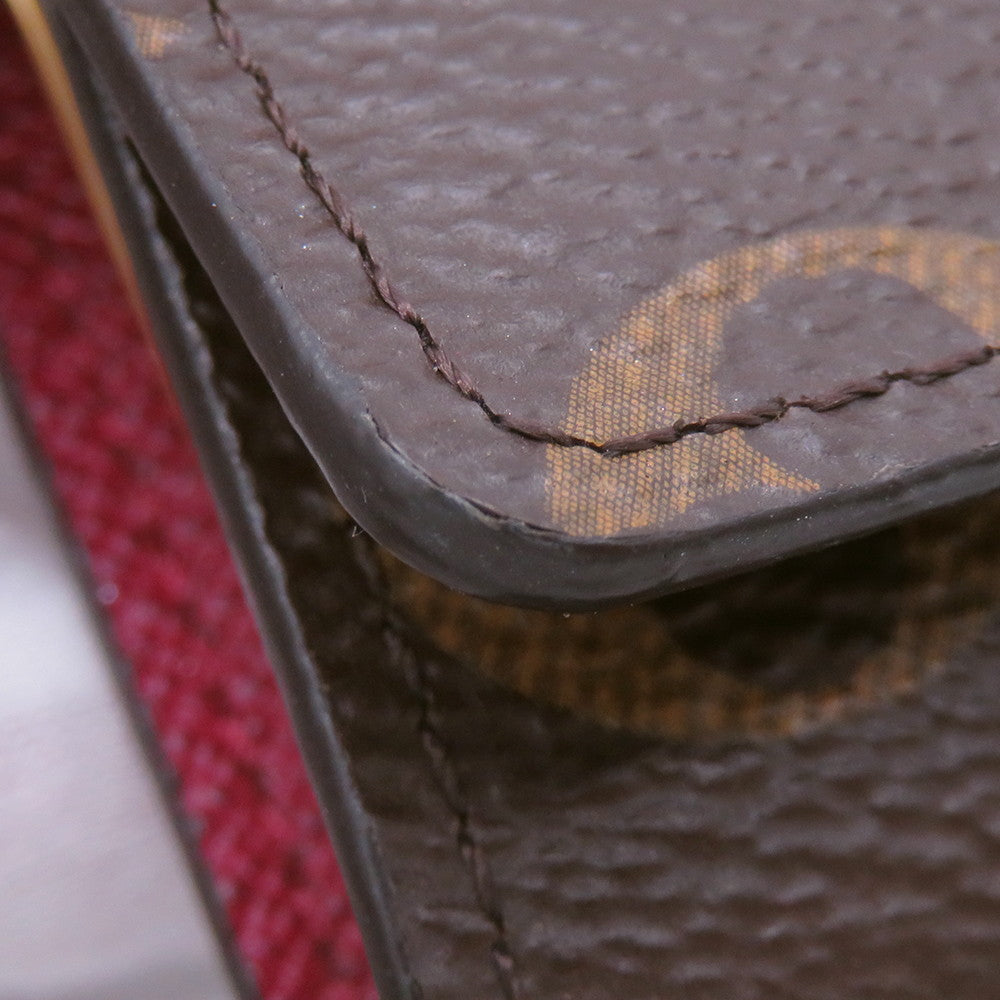 LOUIS VUITTON Key Case Multicles 6 FuchsiaM60701 Monogram