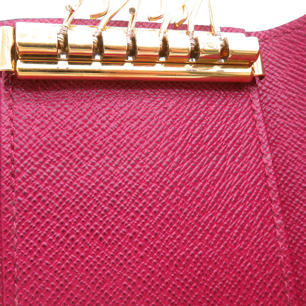 LOUIS VUITTON Key Case Multicles 6 FuchsiaM60701 Monogram