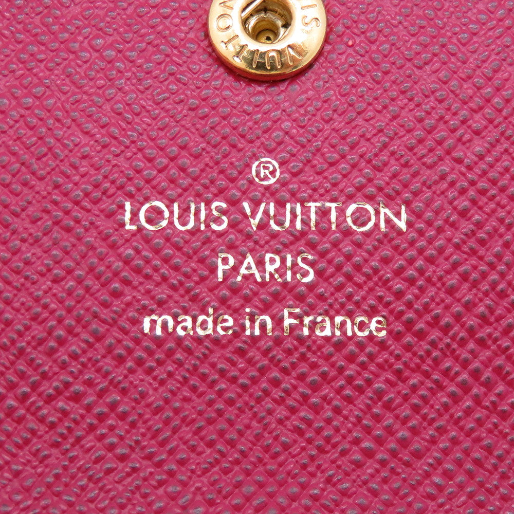 LOUIS VUITTON Key Case Multicles 6 FuchsiaM60701 Monogram
