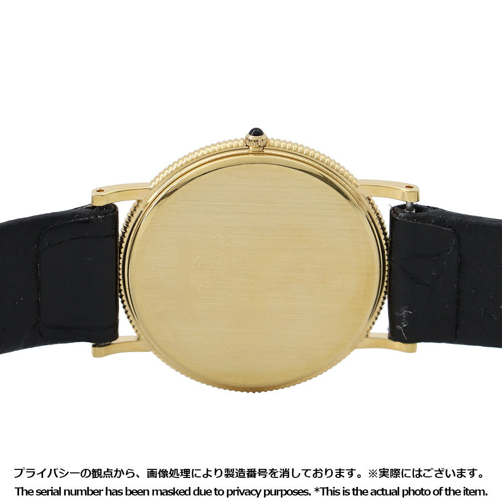 SEIKO Dolce W31mm K18YG Leather Gold Dial8N40-6040