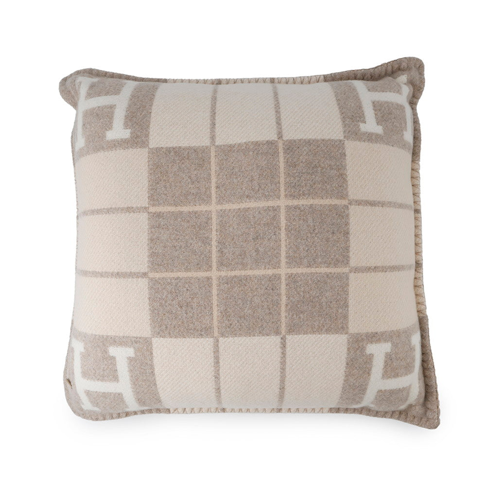 HERMES Avalon 3 Cushion Coco - Camomile Wool 90% Cashmere10% Size PM