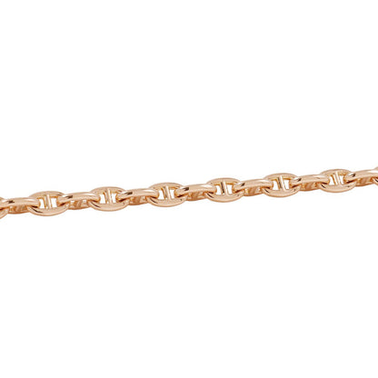 HERMES Chaine d'Ancre 62 frames Necklace Size TPM 18K Pink Gold