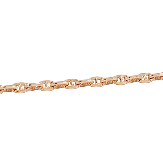 HERMES Chaine d'Ancre 62 frames Necklace Size TPM 18K Pink Gold